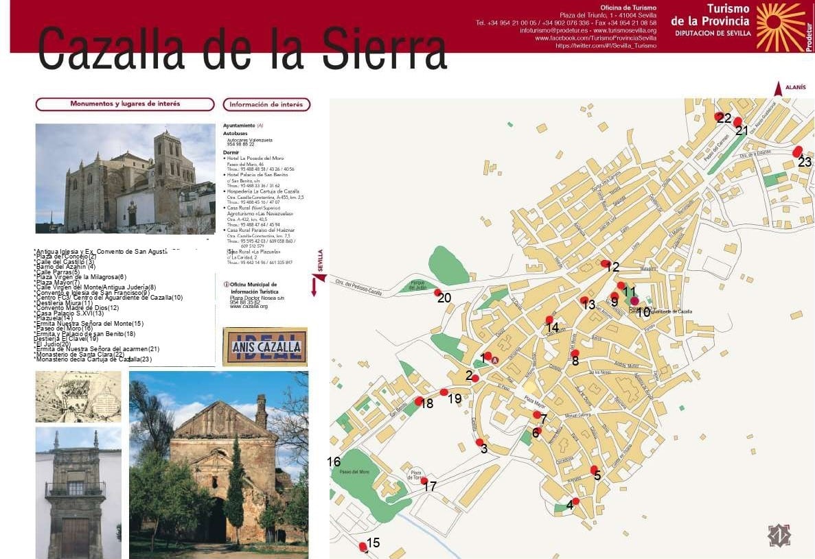 Plano de Cazalla de la Sierra - Sevilla - Foro Andalucía