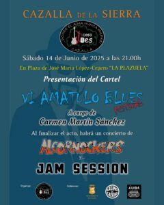 PRESENTACIÓN DEL CARTEL DEL VI FESTIVAL DE BLUES AMATULO @ Plaza Jose Mª López-Cepero