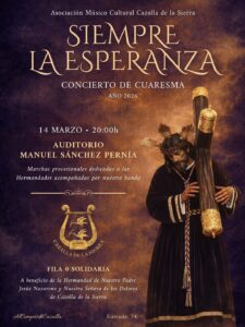 CONCIERTO DE CUARESMA “Siempre la esperanza” @ Auditorio Municipal