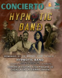 Concierto a cargo de Hypnotic Band. Bandas Sonoras y Baladas de Rock @ Salón de Actos de la Casa de la Cultura